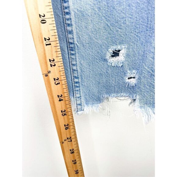 Abercrombie & Fitch Annie High Rise Girlfriend Jeans With Red Stripe Size 28 / 6 - Picture 8 of 16
